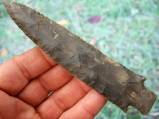 Fine 5 5/8 inch G10 Tennessee Little Bear Creek Point with Arrowheads 2