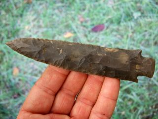 Fine 5 5/8 inch G10 Tennessee Little Bear Creek Point with Arrowheads 3