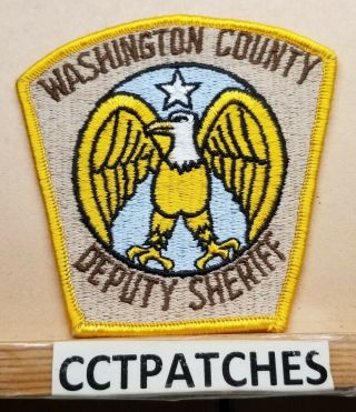Washington County,  Oregon Deputy Sheriff (police) Shoulder Patch Or