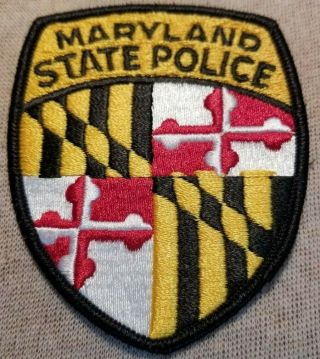 Md Maryland State Police Patch