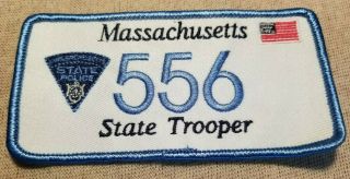 Ma Massachusetts State Police 556 Trooper Patch (4.  75in)