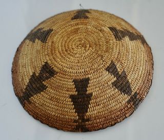 Vintage Handwoven Basket Tribal Native American African Hand Crafted 10 