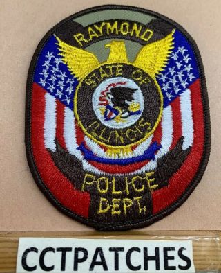 Raymond,  Illinois Police Shoulder Patch Il