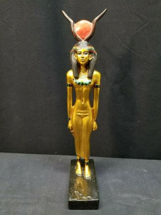 Agi Artisans Guild International Goddess Hathor Egyptian Statue 10
