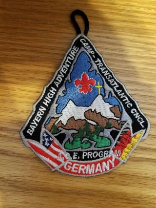 Transatlantic Council,  Bayern High Adventure Camp A.  C.  E.  Program Patch