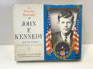 A Pictorial Biography Of John F.  Kennedy & His Family,  Complete Set 42 Cards1963