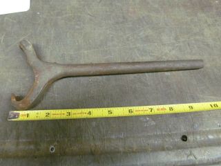 Fire Hydrant Spanner Wrench Fireman Tool Old Vintage Antique Truck Man Fighting