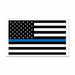 1 Police Officer Cop Thin Blue Line American Flag Car Magnet Decal Usa