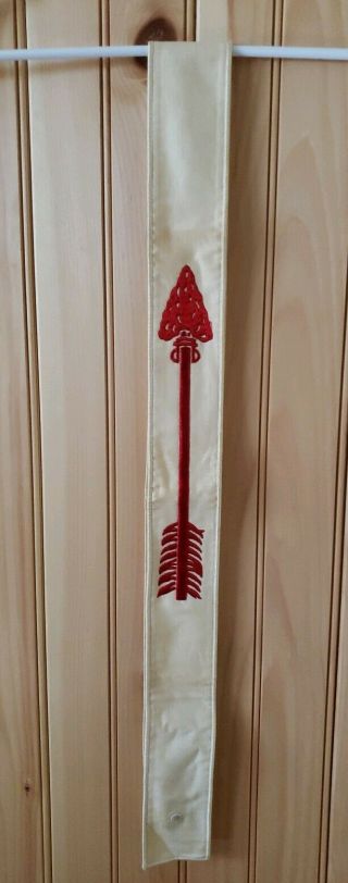 Vintage Order Of The Arrow Embroidered Sash Boy Scouts Of America No Bars