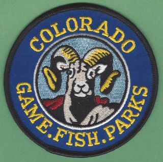 Colorado Division Of Game Fish & Parks Law Enforcement Shoulder Patch