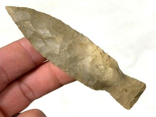 Outstanding Yarbrough Point Comanche Co. ,  Texas Authentic Arrowhead Artifact B27