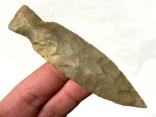 OUTSTANDING YARBROUGH POINT COMANCHE CO. ,  TEXAS AUTHENTIC ARROWHEAD ARTIFACT B27 2