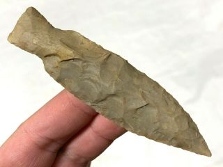 OUTSTANDING YARBROUGH POINT COMANCHE CO. ,  TEXAS AUTHENTIC ARROWHEAD ARTIFACT B27 3