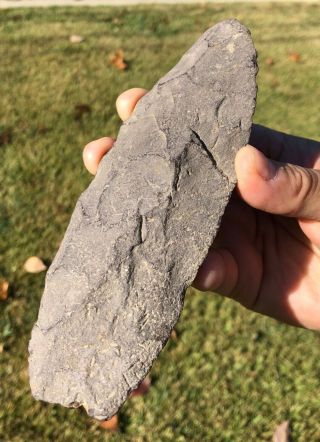 Fine Paleo Blade Large Argillite Artifact Ohio,  Pa,  Ny,  Nj,  Ct,  Ma,  Nh,  Ri,  Vt,  Me,  Md