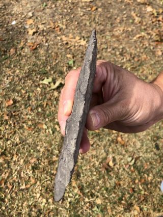 Fine Paleo Blade Large Argillite Artifact Ohio,  PA,  NY,  NJ,  CT,  MA,  NH,  RI,  VT,  ME,  MD 2