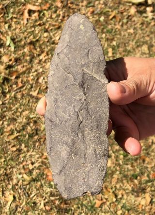 Fine Paleo Blade Large Argillite Artifact Ohio,  PA,  NY,  NJ,  CT,  MA,  NH,  RI,  VT,  ME,  MD 3