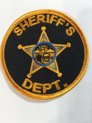 Ohio Sheriff Department Patch Round Star Oh County Law Enforcement
