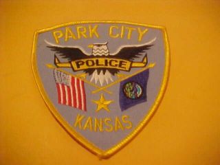 Park City Kansas Police Patch Shoulder Size