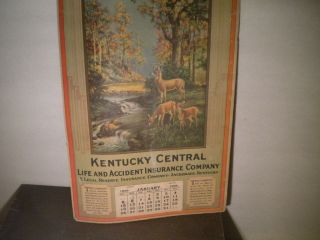 1936 Kentucky Central Life And Accident Insurance Co Calendar,  Anchorage,  Ky