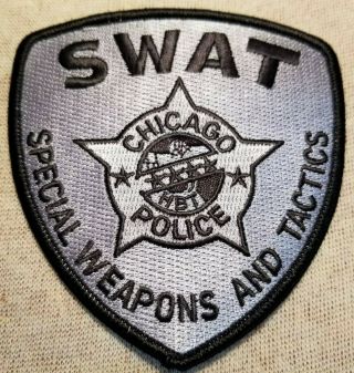 Il Chicago Illinois Swat Police Patch
