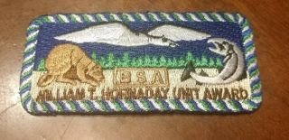 Boy Scouts Of America - William T.  Hornaday Unit Award Patch