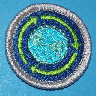 Sustainability Type L Merit Badge - Since 1910 Back - - Boy Scouts 9879