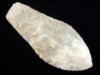Fine Authentic 3 Inch Missouri Hell Gap Paleo Point With Indian Arrowheads