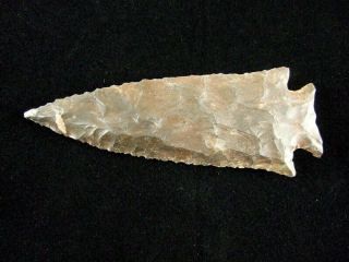 Fine Authentic 4 Inch Tennessee Kirk Corner Notched Point Indian Arrowheads 2