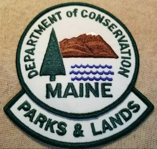 Me Maine Department Of Conservation Parks & Lands Patch