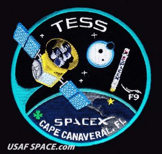 Tess - Spacex Falcon 9 - F - 9 Launch - Nasa Satellite Mission Patch