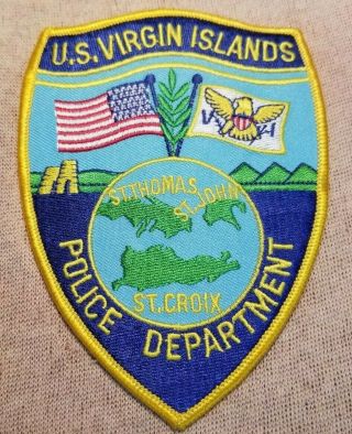 Us United States Virgin Islands Police Patch