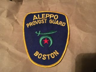 Aleppo Provost Guard Boston Mass.  Police Patch Nb