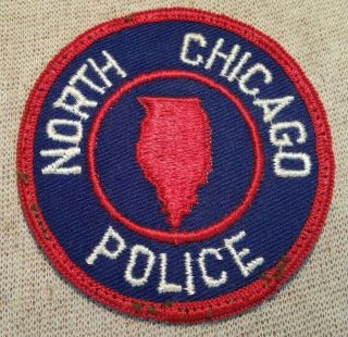 Il North Chicago Illinois Police Patch (3in)