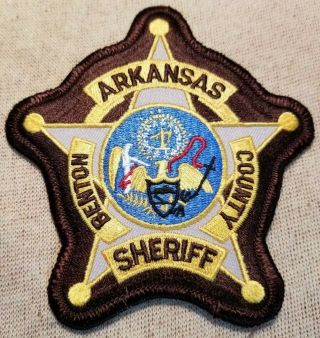 Ar Benton County Arkansas Sheriff Patch