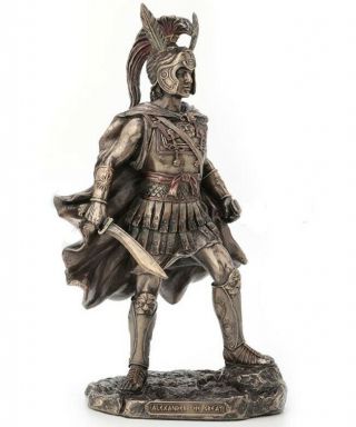 12 " Alexander The Great Statue Sculpture Macedonian Greek King Warrior