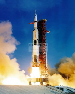Lift - Off Of The Apollo 11 Saturn V From Launch Complex 39a - 8x10 Photo (bb - 034)