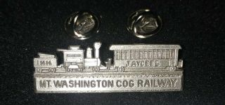 Hampshire Jaycees Mt Washington Cog Railway Pin 1983
