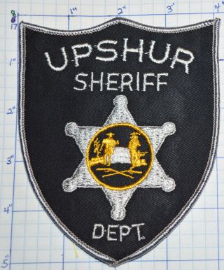 West Virginia,  Upshur County Sheriff Dept Patch