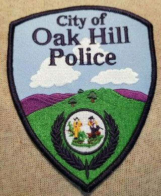Wv City Of Oak Hill West Virginia Police Patch
