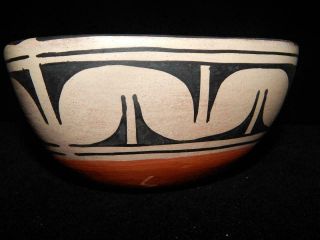 Santo Domingo Pueblo Indian Pottery Chili Bowl Pot Form And