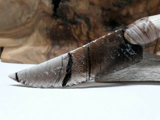 By Kenny Hull Killer Lace Obsidian Bone Handle Knife Indian Buffalo Wolf Eagle