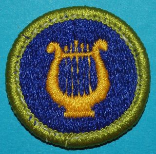 Music Type G Merit Badge - Boy Scouts 9553