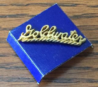 Vintage 1964 Lapel Pin Barry Goldwater Republican Presidential Nominee