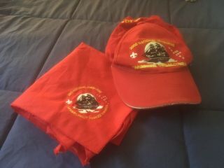 2005 National Jamboree Ct Yankee Neckerchief And Hat