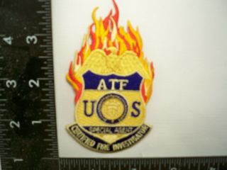 Federal Atf Rochester,  Ny Sa Cfi Patch Police Fire Arson Bomb Haz Mat Tf Gman