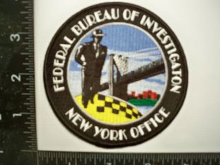 Federal Fbi York,  Ny Division Patch Nyc York City Police Tf Nypd