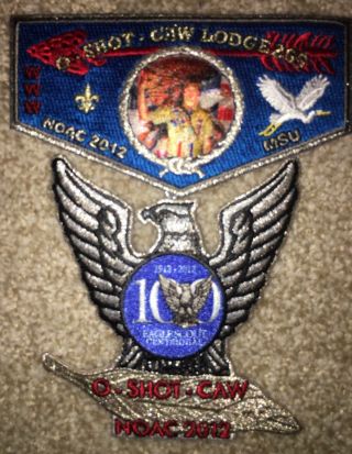 Boy Scout Order Of The Arrow O - Shot - Caw Lodge 265 Noac 2012 Set