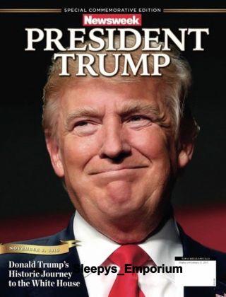 Newsweek President Trump Donald Trump Cover Print Photo Poster 8 " X 10 "