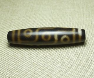 Antique Old Tibetan Dzi Bead Agate Amulet 