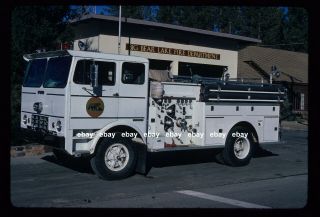 Big Bear Lake Ca 1967 Fwd Tractioneer 4x4 Pumper Fire Apparatus Slide